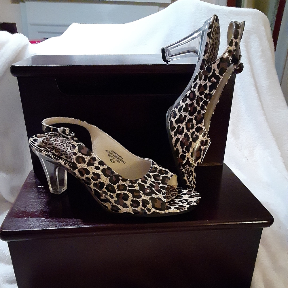 Cheetah night out heel